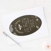 Queenline Honey Label 16/32oz Honeycomb Bee Earth (Envelop)