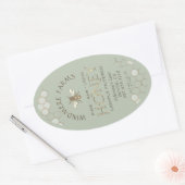 Queenline Honey Label 16/32oz Honeycomb Bee Sage (Envelop)