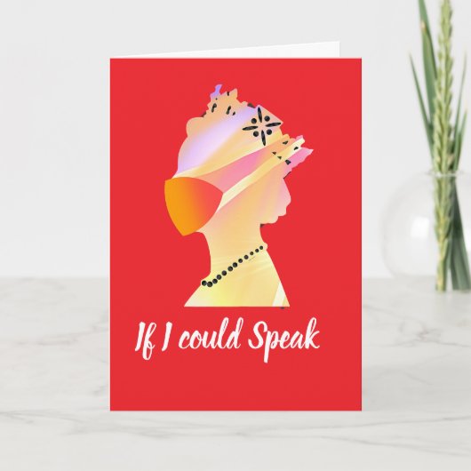 Queenly Birthday Greeting Kaart (Voorkant)