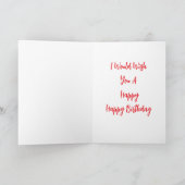 Queenly Birthday Greeting Kaart (Binnen)