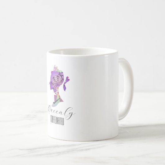 Queenly Cafeïnevrije bruiloft Housewarming Anniver Koffiemok (Voorkant rechts)