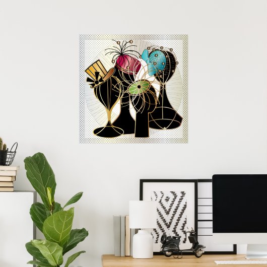 Queenly Petten Poster (Thuiskantoor)