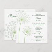 Queen's Anne Bridal Shower Kaart (Voorkant / Achterkant)