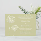 Queen's Anne Wedding Invitation Kaart (Staand voorkant)