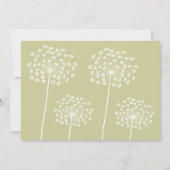 Queen's Anne Wedding Invitation Kaart (Achterkant)