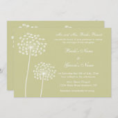 Queen's Anne Wedding Invitation Kaart (Voorkant / Achterkant)