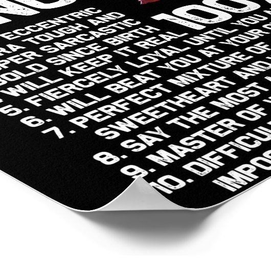 Queens Are Born in January Birthday Gifts Poster (Hoek)