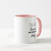 Queens Are Born in July Birthday Gift Mug for Her  Mok (Voorkant rechts)