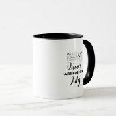 Queens Are Born in July Birthday Gift Mug for Her  Mok (Voorkant rechts)