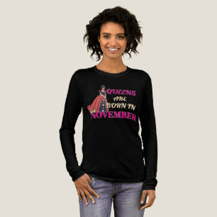 Queens are born in November Tri-Blend Shirt