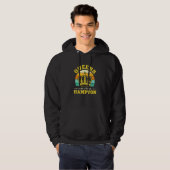 Queens Are From Hampton Hometown Virginia Home Sta Hoodie (Voorkant volledig)
