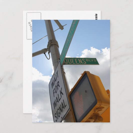 Queens Blvd Briefkaart (Voorkant / Achterkant)