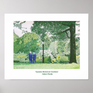 Queens Botanical Gardens, Verenigde Staten Poster