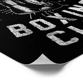 Queens Boxing Club -  noodlijdende bokser Poster (Hoek)