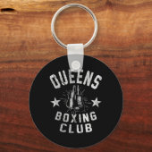 Queens Boxing Club -  noodlijdende bokser Sleutelhanger (Voorkant)