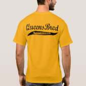 Queens Bred - New York City NY - Black Lettering T-shirt (Achterkant)