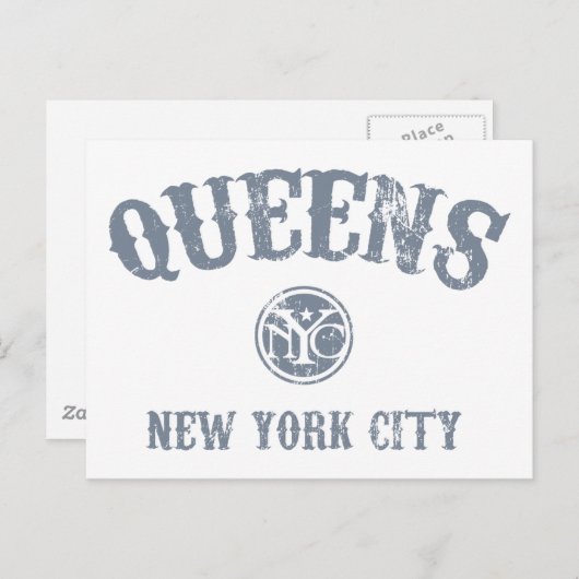 *Queens Briefkaart (Voorkant / Achterkant)