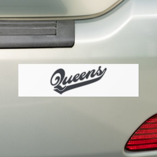 *Queens Bumpersticker (Op auto)