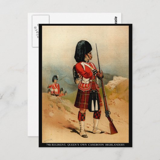 Queens Cameroon Highlanders Briefkaart (Voorkant / Achterkant)