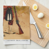 Queens Cameroon Highlanders Theedoek (Quarter Fold)