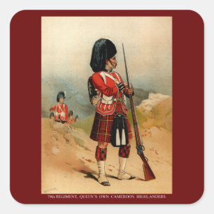 Queens Cameroon Highlanders Vierkante Sticker