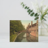 Queens' College Bridge, Cambridge, Engeland Briefkaart (Staand voorkant)