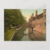Queens' College Bridge, Cambridge, Engeland Briefkaart (Voorkant)