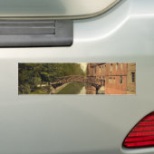 Queen's College Bridge, Cambridge, Engeland klassi Bumpersticker (Op auto)