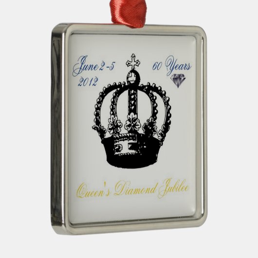 Queens Diamond Jubilee 2012 Ornament (Rechts)