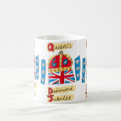 Queen's Diamond Jubilee Emblem Koffiemok (Center)
