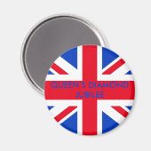 QUEEN'S DIAMOND JUBILEE MAGNEET (Voorkant / Achterkant)
