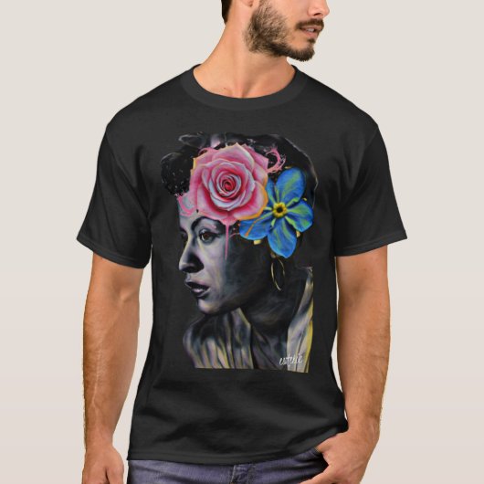 Queens Die Billie Holiday T-shirt (Voorkant)