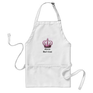 Queens Don't Cook Apron Standaard Schort