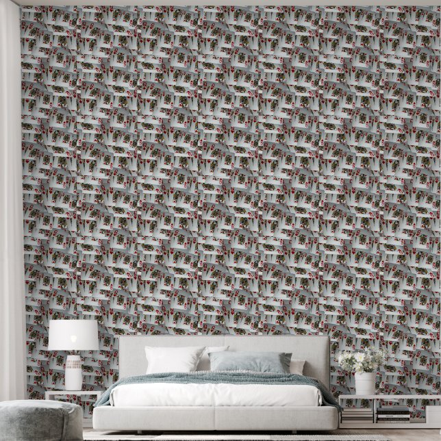 Queen's Gambit: Scattered Pairs of Pocket Queens Behang (Slaapkamer)