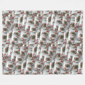 Queen's Gambit: Scattered Pairs of Pocket Queens Fleece Deken (Voorkant (Horizontaal))