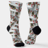 Queen's Gambit: Scattered Pairs of Pocket Queens Sokken (Gebogen)