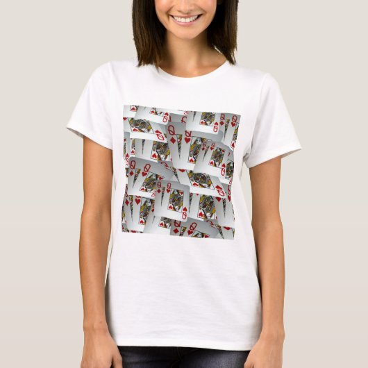Queen's Gambit: Scattered Pairs of Pocket Queens T-shirt (Voorkant)