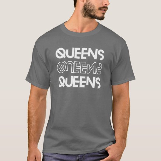 Queens Grafisch Ontwerp T-shirt (Voorkant)