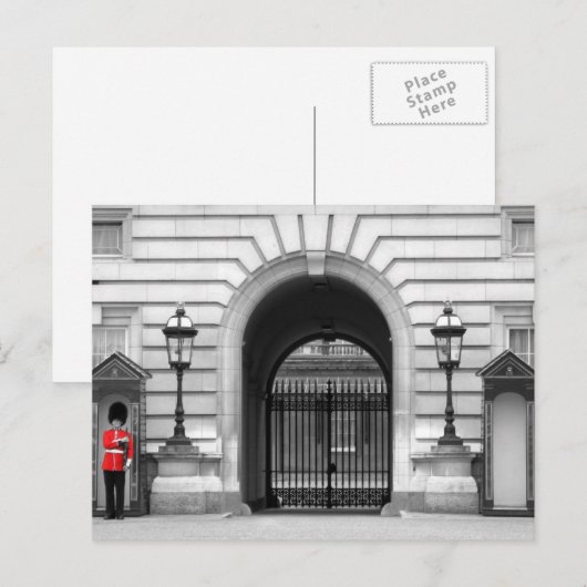 Queen's Guard Keeping Watch Briefkaart (Voorkant / Achterkant)