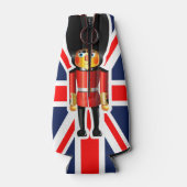 Queen's Guard Soldaat Cartoon Flesjeskoeler (Achterkant)