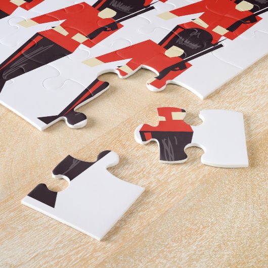 Queens Guard Soldaten Pattern Legpuzzel (Zijkant)