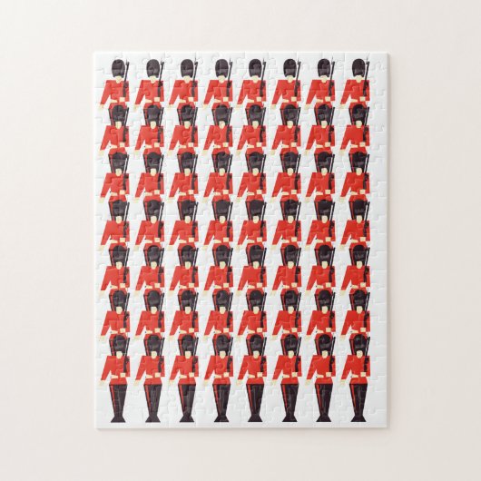 Queens Guard Soldaten Pattern Legpuzzel (Verticaal)