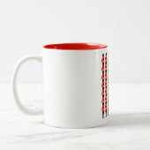 Queens Guard Soldaten Pattern Tweekleurige Koffiemok (Links)