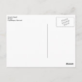 Queens Guard Stroget Copenhagen Denemarken Briefkaart (Achterkant)