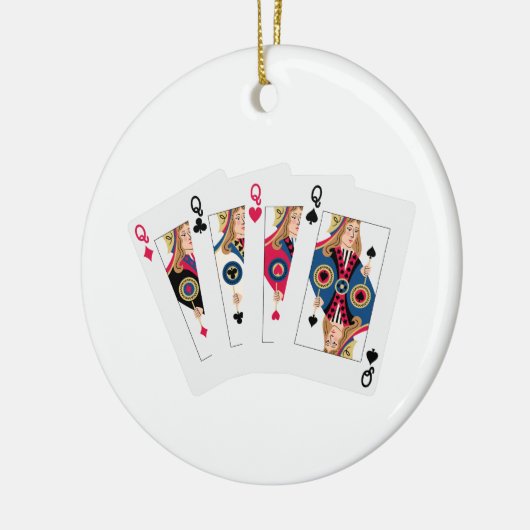 Queens Hand Keramisch Ornament (Links)