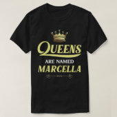 Queens heet MARCELLA Gift Personalized Funny T-shirt (Design voorkant)