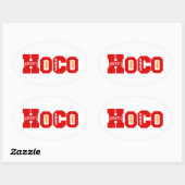 Queens Hoco 2022 merch Ovale Sticker (Vel)