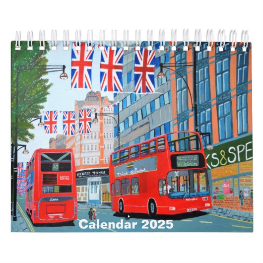 Queen's Jubilee Londen Kalender 2025 (Hoes)