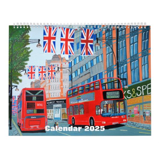 Queen's Jubilee Londen Kalender 2025 (Hoes)