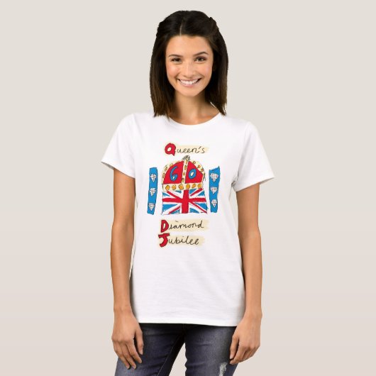 Queens Jubilee T-shirt (Voorkant volledig)